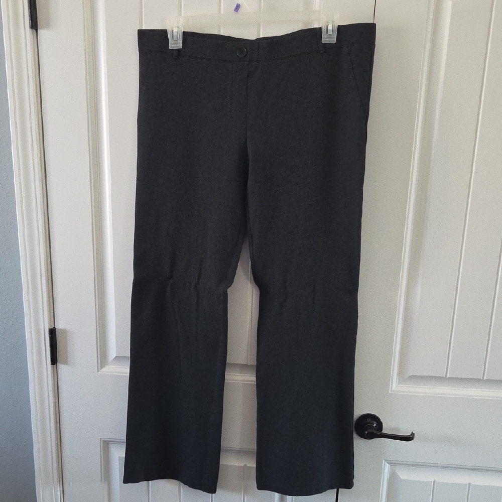 Betabrand Charcoal Dress Pants for Women